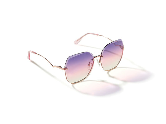Cali Grace Rainbow Rimless Sunglasses