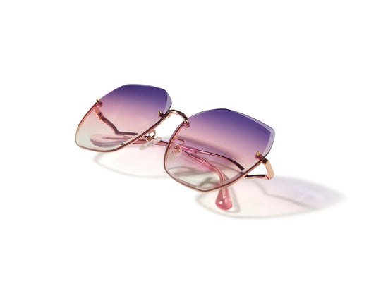 Cali Grace Rainbow Rimless Sunglasses