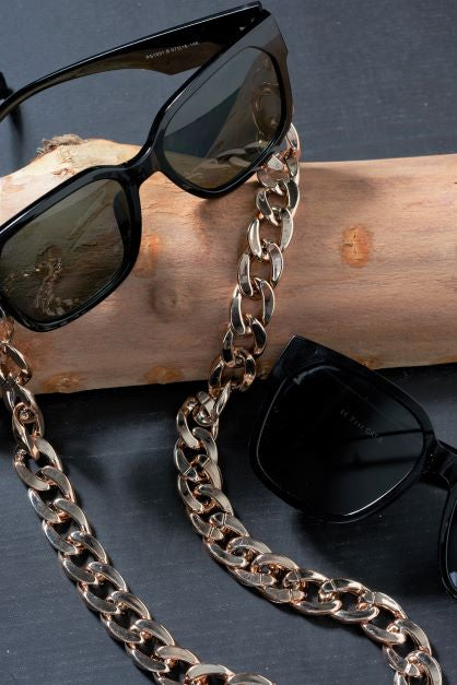 Lauren Oversized Black Sunglasses
