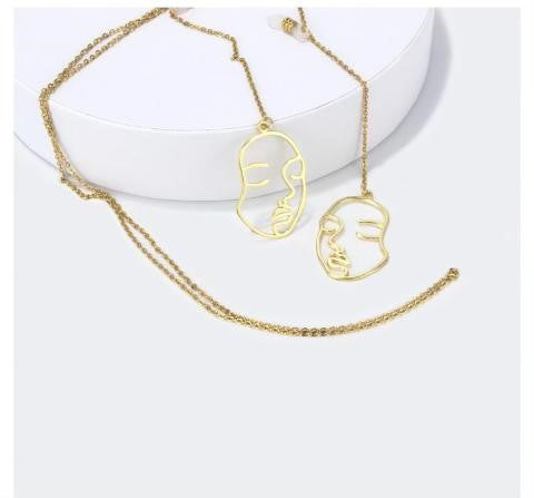 Gold Face Chain